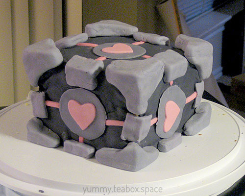 Portal: Companion Cube Cake