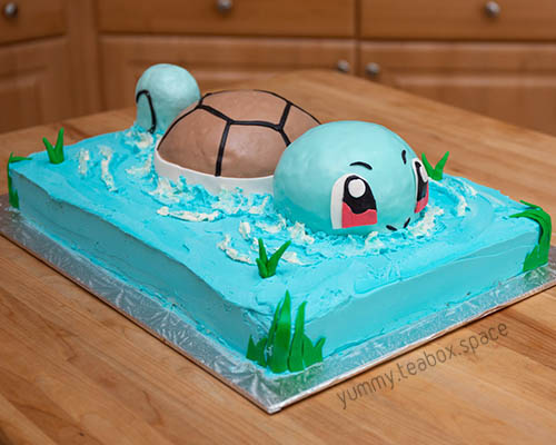 Pokemon: Squirtle Cake